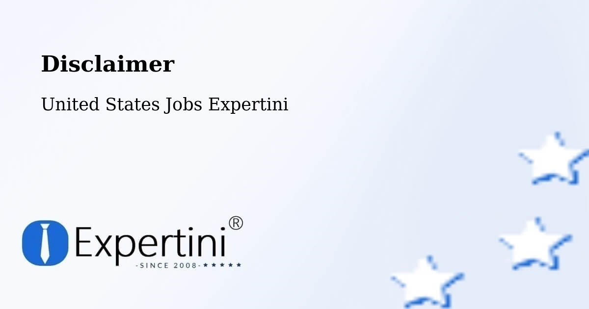 Disclaimer – Sumner - United States Jobs Expertini