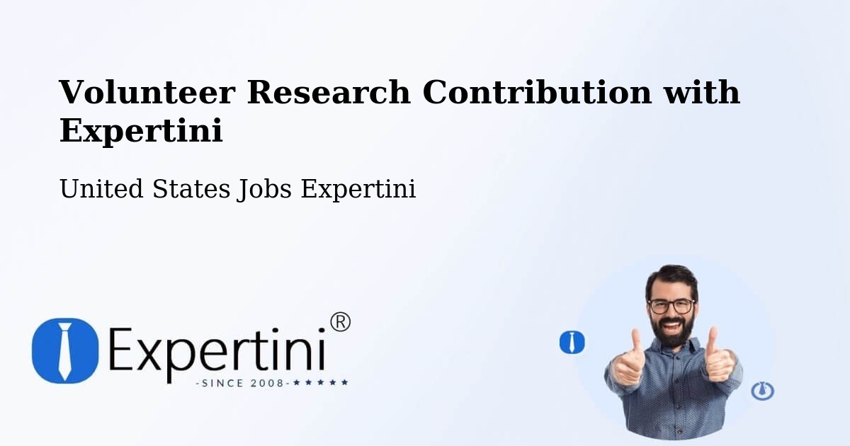 Volunteer Research Contribution Program – Sumner - United States Jobs Expertini